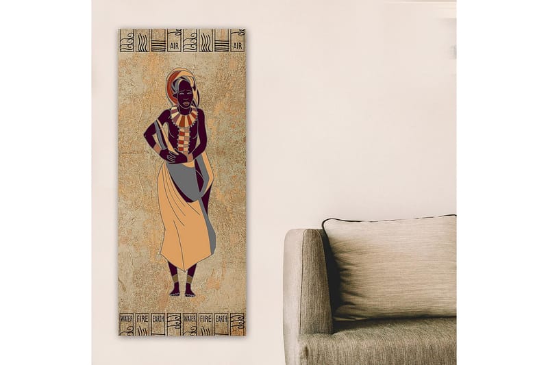 Canvasbilde DKY World Cultures Flerfarget - 50x120 cm - Innredning - Bilder & kunst - Lerretsbilder