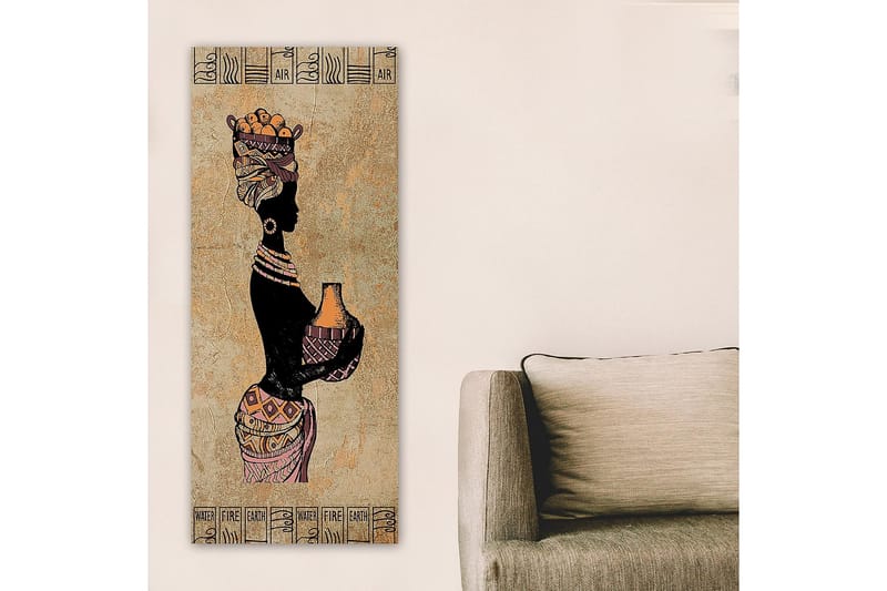 Canvasbilde DKY World Cultures Flerfarget - 50x120 cm - Innredning - Bilder & kunst - Lerretsbilder