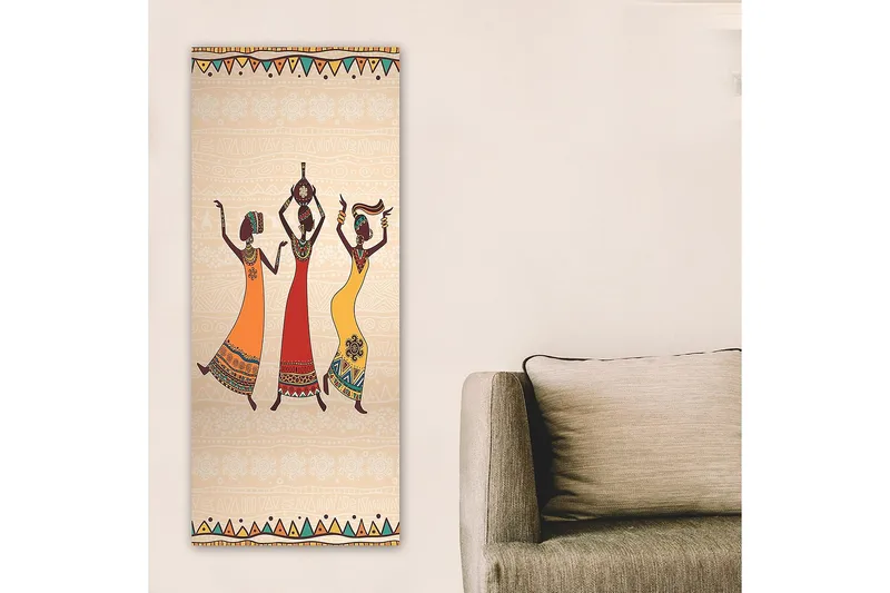 Canvasbilde DKY World Cultures Flerfarget - 50x120 cm - Innredning - Bilder & kunst - Lerretsbilder