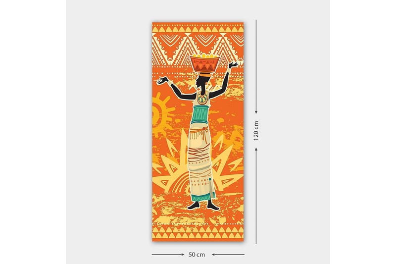 Canvasbilde DKY World Cultures Flerfarget - 50x120 cm - Innredning - Bilder & kunst - Lerretsbilder