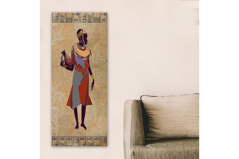 Canvasbilde DKY World Cultures Flerfarget - 50x120 cm - Innredning - Bilder & kunst - Lerretsbilder