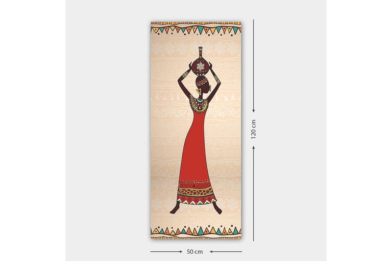 Canvasbilde DKY World Cultures Flerfarget - 50x120 cm - Innredning - Bilder & kunst - Lerretsbilder