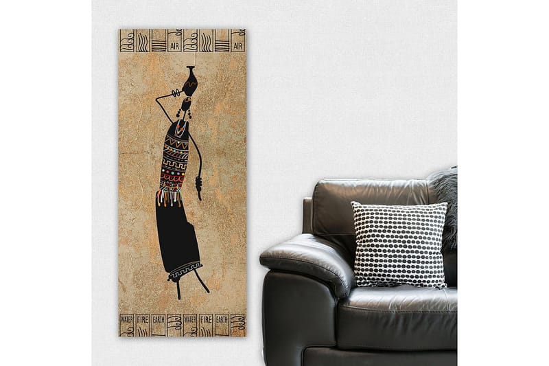 Canvasbilde DKY World Cultures Flerfarget - 50x120 cm - Innredning - Bilder & kunst - Lerretsbilder