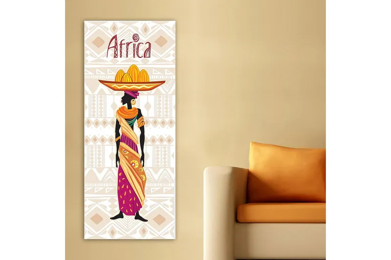 Canvasbilde DKY World Cultures Flerfarget - 50x120 cm - Innredning - Bilder & kunst - Lerretsbilder