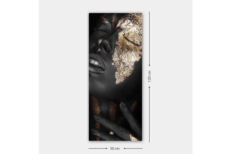 Canvasbilde DKY World Cultures Flerfarget - 50x120 cm - Innredning - Bilder & kunst - Lerretsbilder