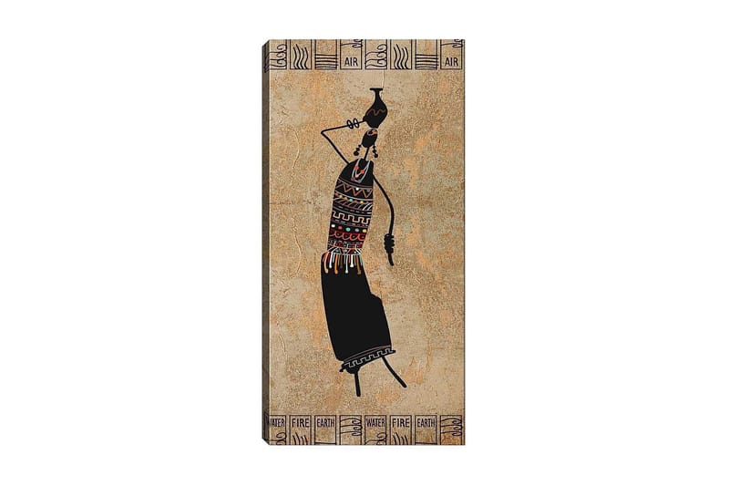 Canvasbilde DKY World Cultures Flerfarget - 50x120 cm - Innredning - Bilder & kunst - Lerretsbilder