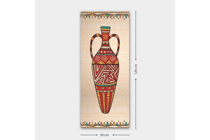 Canvasbilde DKY World Cultures Flerfarget - 50x120 cm - Innredning - Bilder & kunst - Lerretsbilder