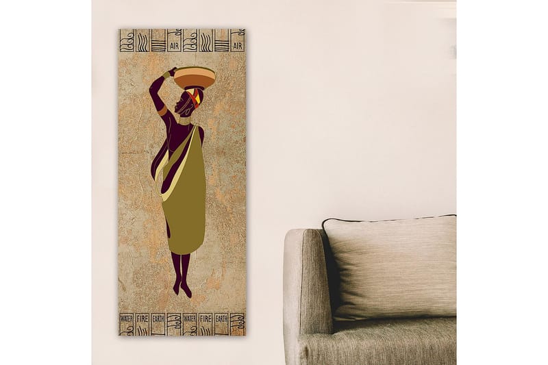 Canvasbilde DKY World Cultures Flerfarget - 50x120 cm - Innredning - Bilder & kunst - Lerretsbilder