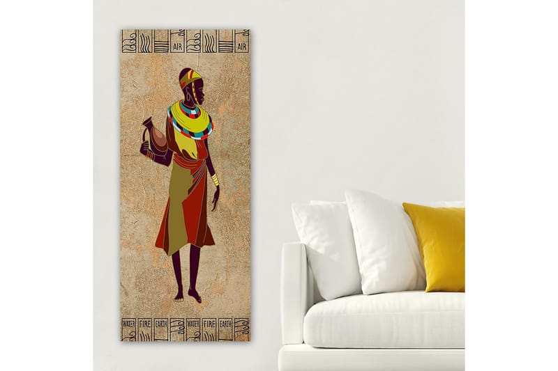 Canvasbilde DKY World Cultures Flerfarget - 50x120 cm - Innredning - Bilder & kunst - Lerretsbilder