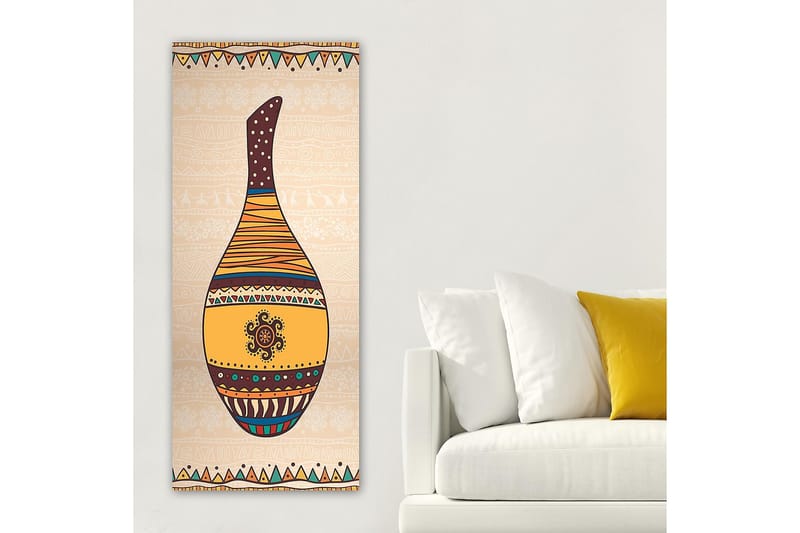 Canvasbilde DKY World Cultures Flerfarget - 50x120 cm - Innredning - Bilder & kunst - Lerretsbilder