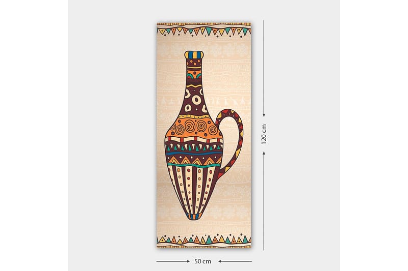 Canvasbilde DKY World Cultures Flerfarget - 50x120 cm - Innredning - Bilder & kunst - Lerretsbilder