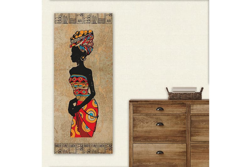 Canvasbilde DKY World Cultures Flerfarget - 50x120 cm - Innredning - Bilder & kunst - Lerretsbilder