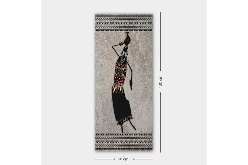 Canvasbilde DKY World Cultures Flerfarget - 50x120 cm - Innredning - Bilder & kunst - Lerretsbilder