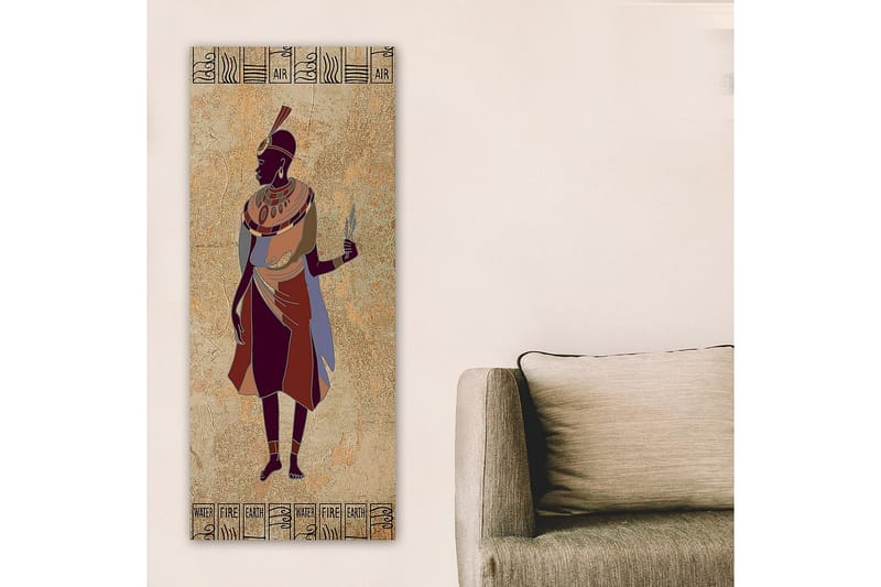 Canvasbilde DKY World Cultures Flerfarget - 50x120 cm - Innredning - Bilder & kunst - Lerretsbilder