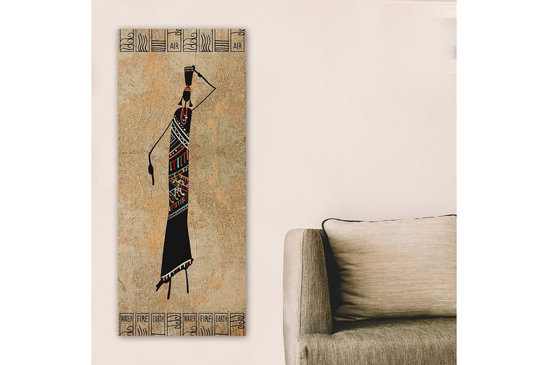 Canvasbilde DKY World Cultures Flerfarget - 50x120 cm - Innredning - Bilder & kunst - Lerretsbilder