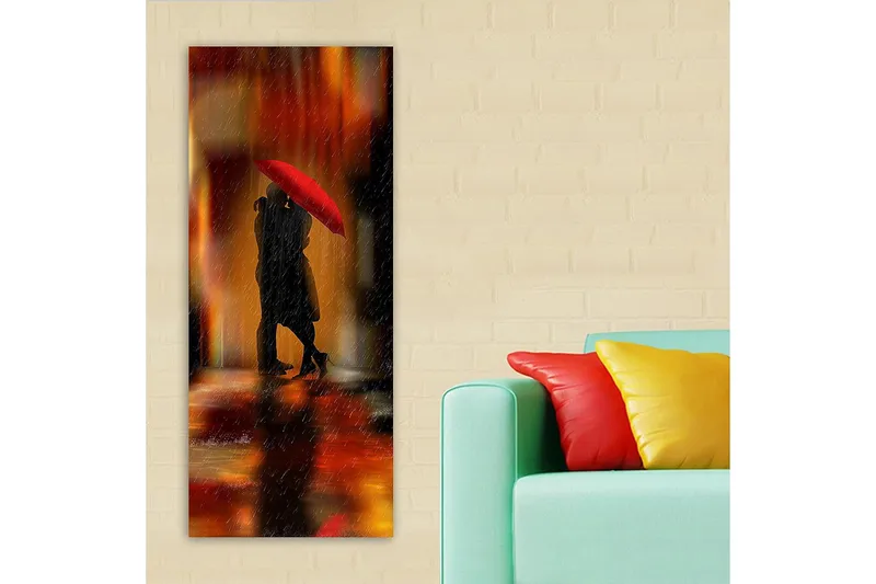 Canvasbilde DKY People Flerfarget - 50x120 cm - Innredning - Bilder & kunst - Lerretsbilder