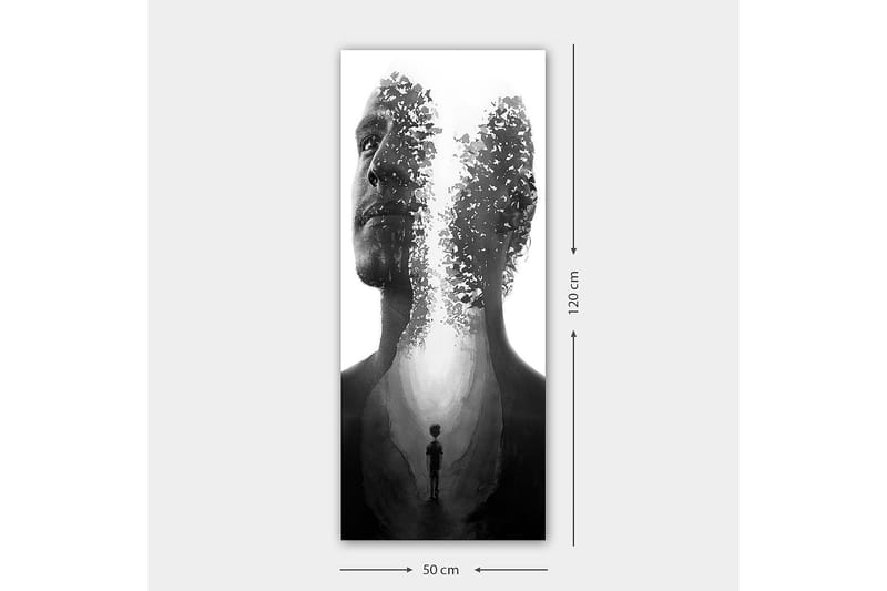 Canvasbilde DKY People Flerfarget - 50x120 cm - Innredning - Bilder & kunst - Lerretsbilder