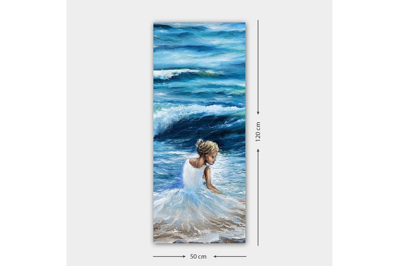 Canvasbilde DKY People Flerfarget - 50x120 cm - Innredning - Bilder & kunst - Lerretsbilder