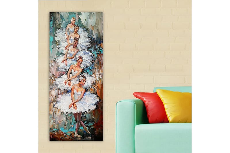 Canvasbilde DKY People Flerfarget - 50x120 cm - Innredning - Bilder & kunst - Lerretsbilder