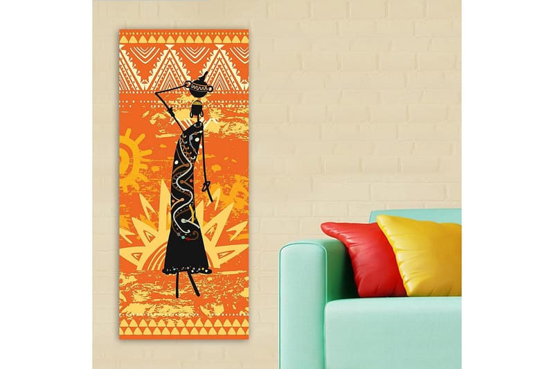 Canvasbilde DKY People Flerfarget - 50x120 cm - Innredning - Bilder & kunst - Lerretsbilder