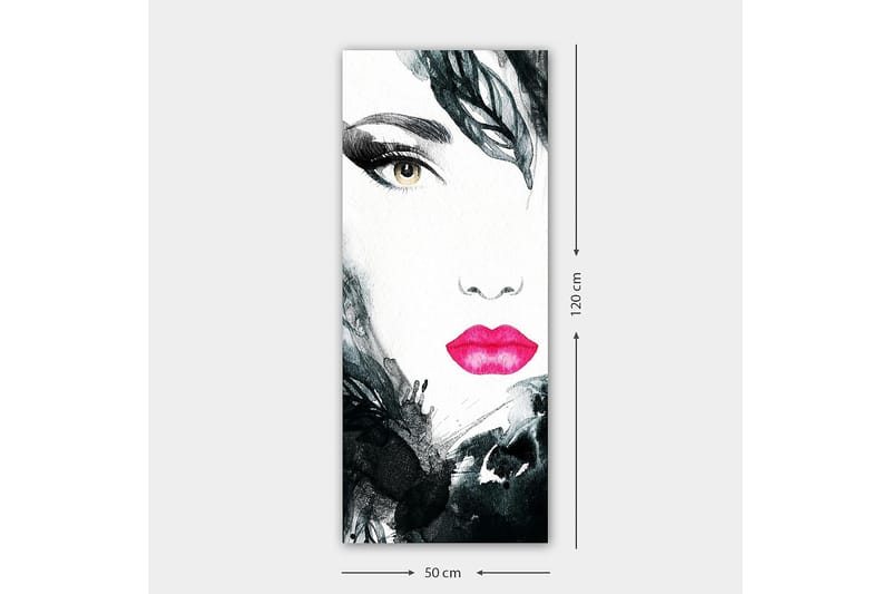 Canvasbilde DKY People Flerfarget - 50x120 cm - Innredning - Bilder & kunst - Lerretsbilder