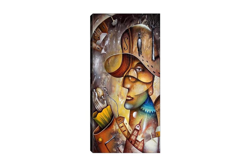 Canvasbilde DKY People Flerfarget - 50x120 cm - Innredning - Bilder & kunst - Lerretsbilder
