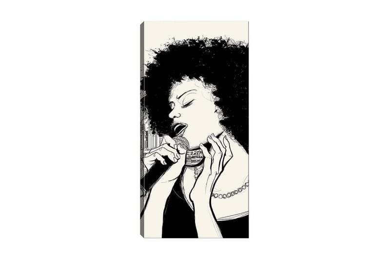 Canvasbilde DKY People Flerfarget - 50x120 cm - Innredning - Bilder & kunst - Lerretsbilder