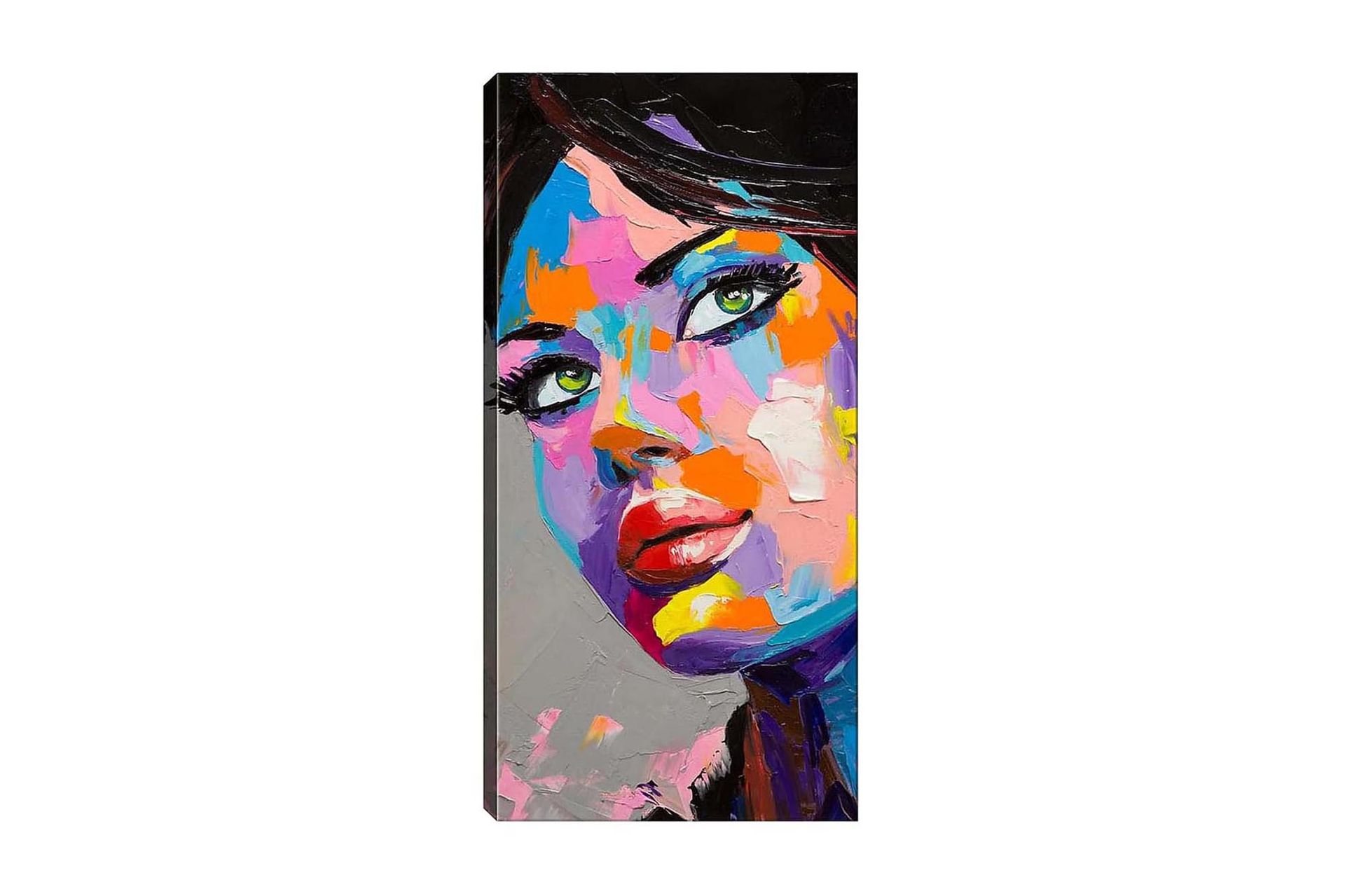 Canvasbilde DKY People Flerfarget - 50x120 cm - Innredning - Bilder & kunst - Lerretsbilder