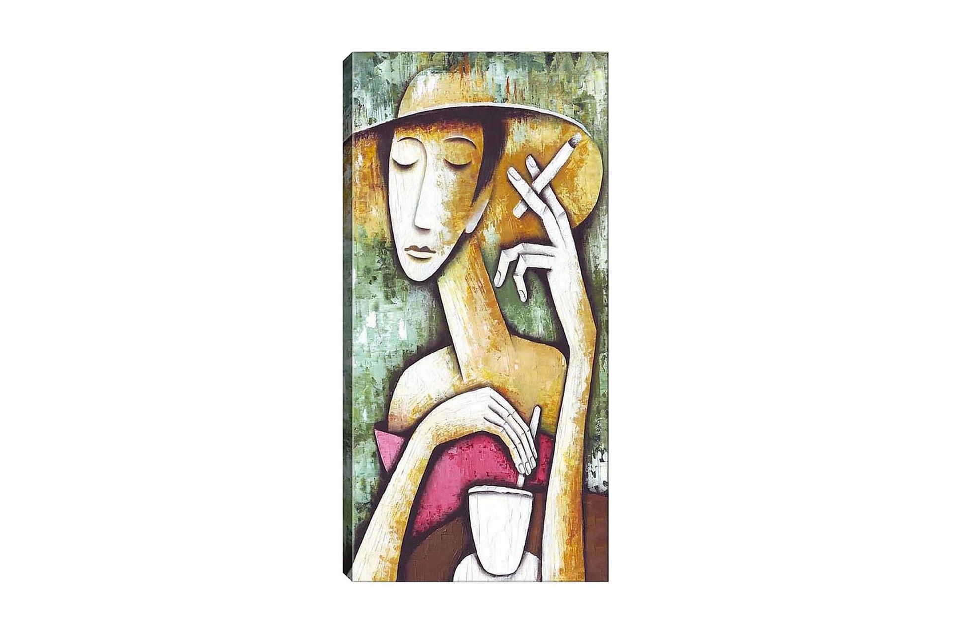 Canvasbilde DKY People Flerfarget - 50x120 cm - Innredning - Bilder & kunst - Lerretsbilder