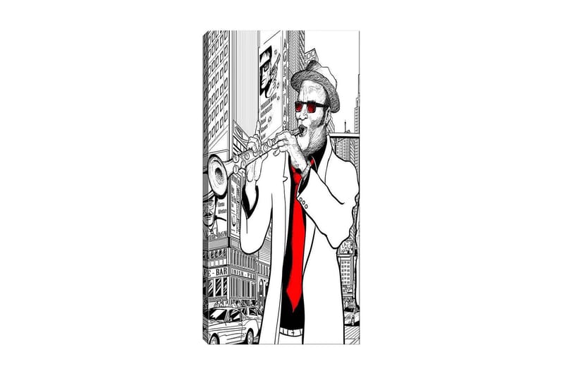 Canvasbilde DKY People Flerfarget - 50x120 cm - Innredning - Bilder & kunst - Lerretsbilder