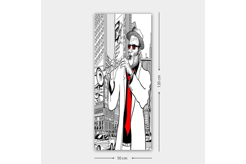 Canvasbilde DKY People Flerfarget - 50x120 cm - Innredning - Bilder & kunst - Lerretsbilder