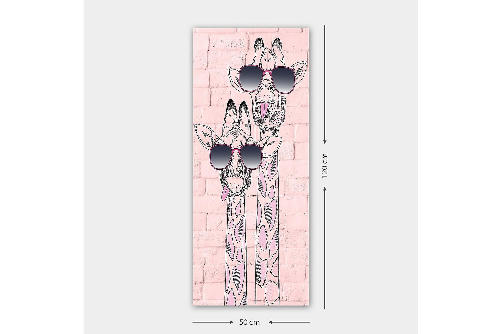 Canvasbilde DKY People Flerfarget - 50x120 cm - Innredning - Bilder & kunst - Lerretsbilder