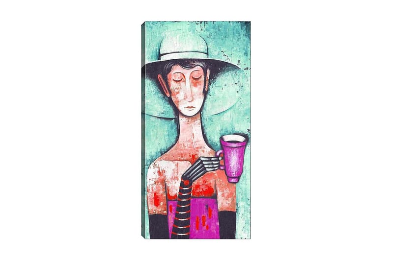 Canvasbilde DKY People Flerfarget - 50x120 cm - Innredning - Bilder & kunst - Lerretsbilder