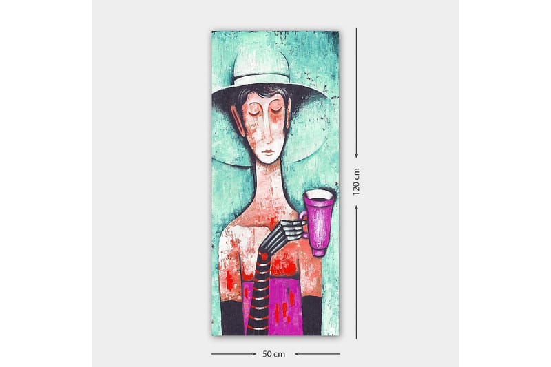 Canvasbilde DKY People Flerfarget - 50x120 cm - Innredning - Bilder & kunst - Lerretsbilder