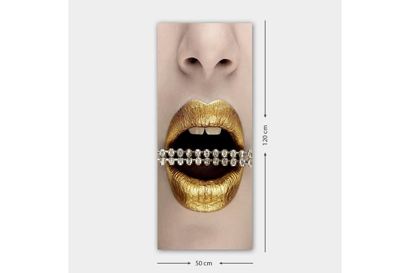 Canvasbilde DKY People Flerfarget - 50x120 cm - Innredning - Bilder & kunst - Lerretsbilder