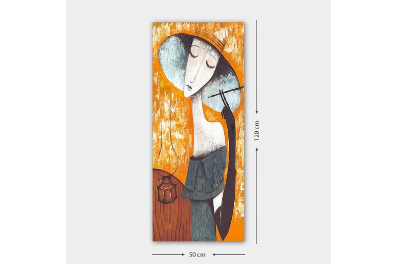 Canvasbilde DKY People Flerfarget - 50x120 cm - Innredning - Bilder & kunst - Lerretsbilder