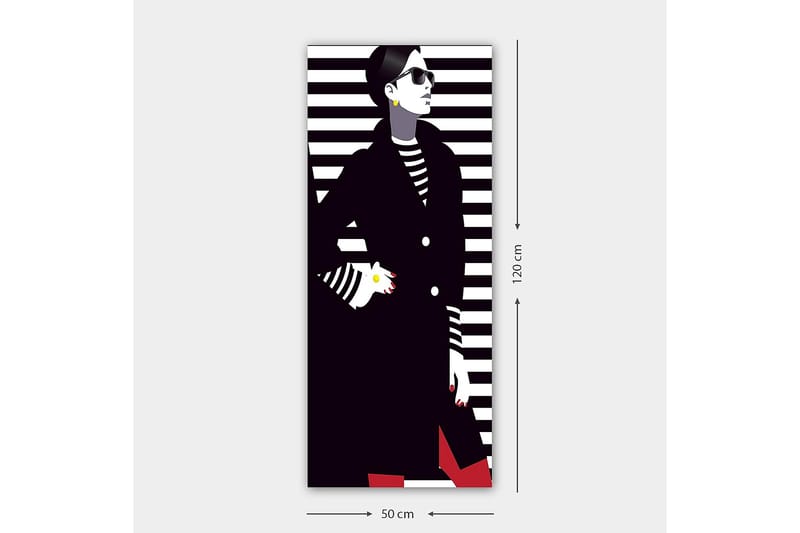 Canvasbilde DKY People Flerfarget - 50x120 cm - Innredning - Bilder & kunst - Lerretsbilder