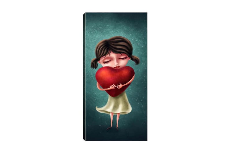 Canvasbilde DKY People Flerfarget - 50x120 cm - Innredning - Bilder & kunst - Lerretsbilder
