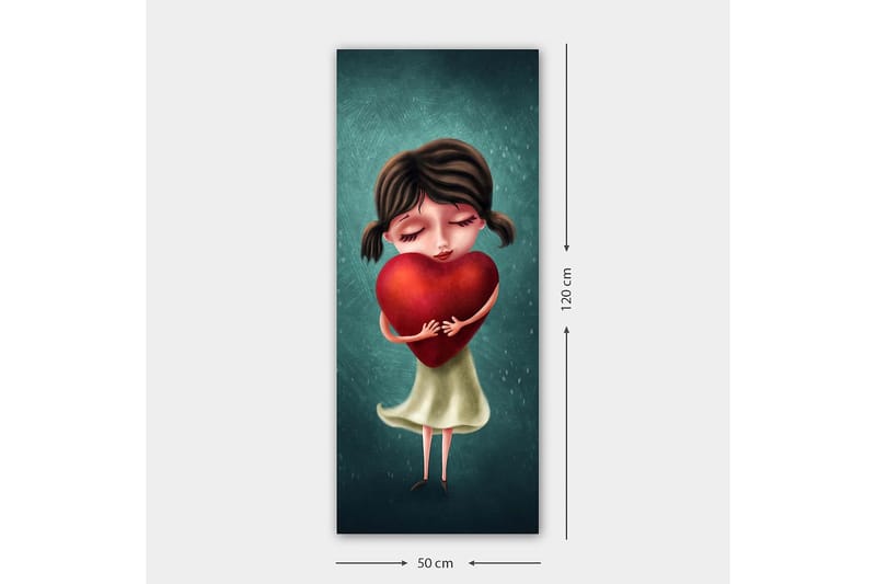 Canvasbilde DKY People Flerfarget - 50x120 cm - Innredning - Bilder & kunst - Lerretsbilder