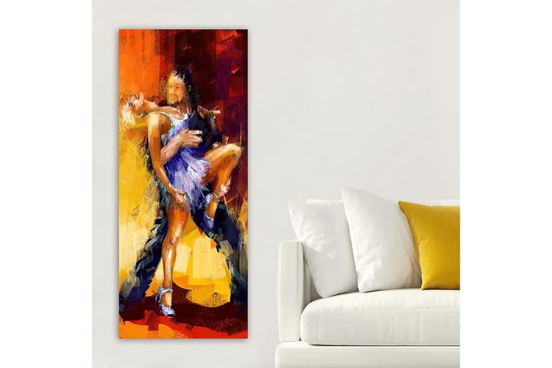 Canvasbilde DKY People Flerfarget - 50x120 cm - Innredning - Bilder & kunst - Lerretsbilder