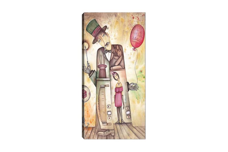 Canvasbilde DKY People Flerfarget - 50x120 cm - Innredning - Bilder & kunst - Lerretsbilder