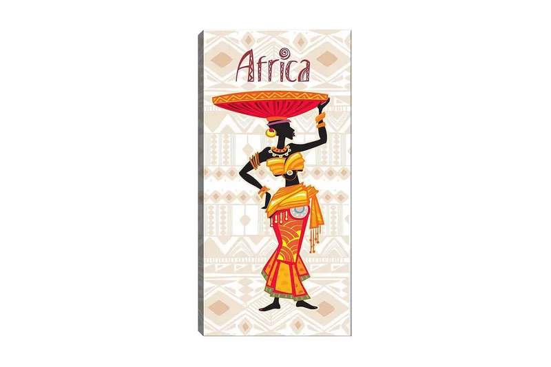 Canvasbilde DKY People Flerfarget - 50x120 cm - Innredning - Bilder & kunst - Lerretsbilder