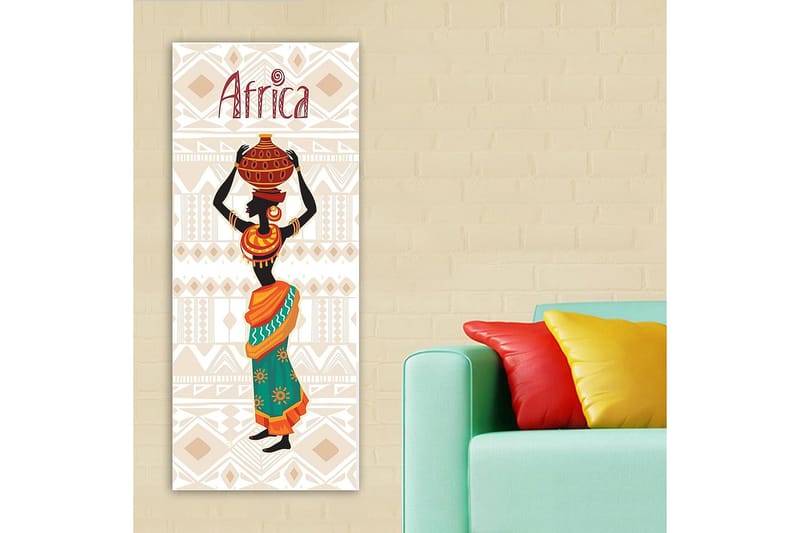 Canvasbilde DKY People Flerfarget - 50x120 cm - Innredning - Bilder & kunst - Lerretsbilder