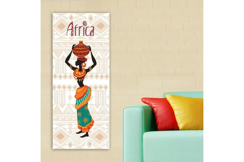 Canvasbilde DKY People Flerfarget - 50x120 cm - Innredning - Bilder & kunst - Lerretsbilder