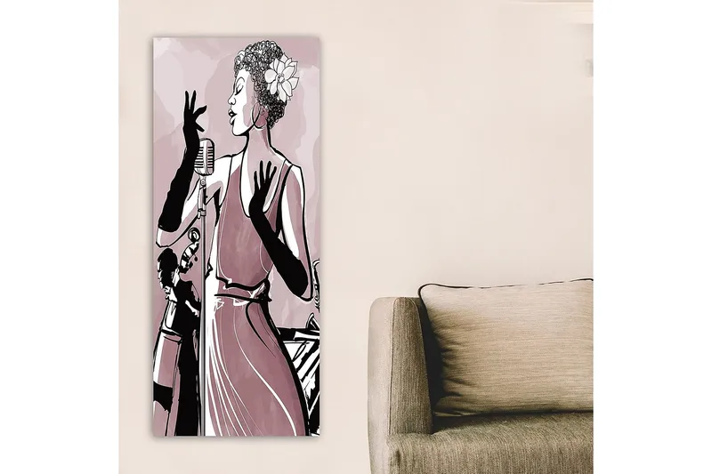 Canvasbilde DKY People Flerfarget - 50x120 cm - Innredning - Bilder & kunst - Lerretsbilder