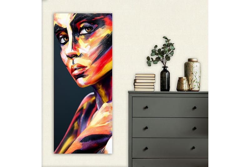 Canvasbilde DKY People Flerfarget - 50x120 cm - Innredning - Bilder & kunst - Lerretsbilder