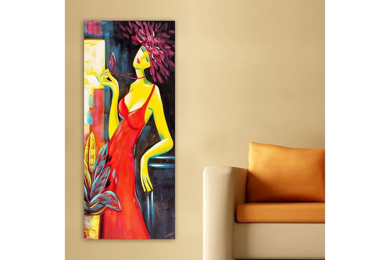 Canvasbilde DKY People Flerfarget - 50x120 cm - Innredning - Bilder & kunst - Lerretsbilder