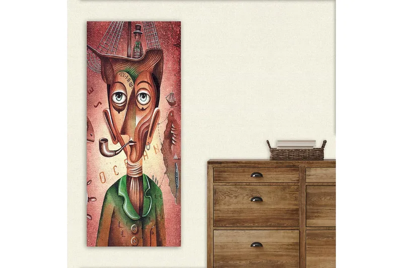 Canvasbilde DKY People Flerfarget - 50x120 cm - Innredning - Bilder & kunst - Lerretsbilder