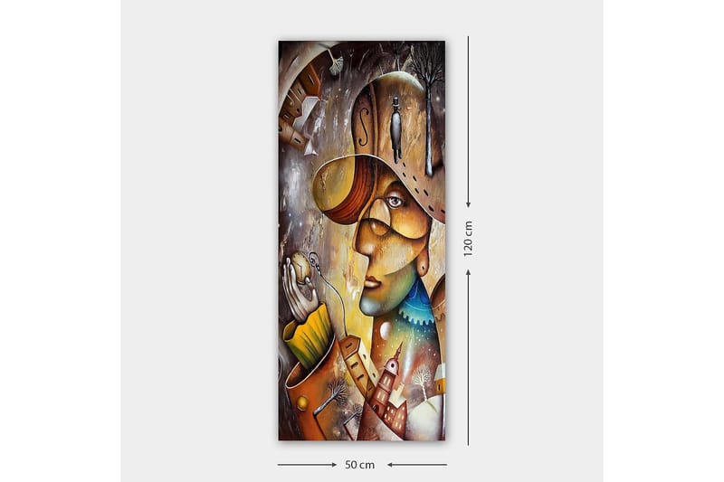 Canvasbilde DKY People Flerfarget - 50x120 cm - Innredning - Bilder & kunst - Lerretsbilder