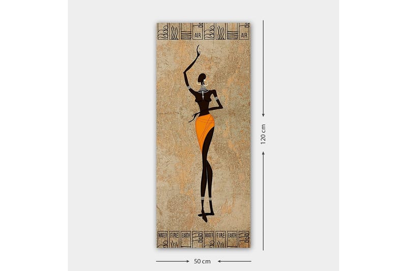 Canvasbilde DKY People Flerfarget - 50x120 cm - Innredning - Bilder & kunst - Lerretsbilder